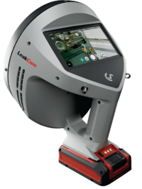 COMPRESSED AIR LEAK DETECTOR WITH INTEGRATED CAMERA, POWER BEAM FORMING, AND 64 ULTRASONIC MICROPHONES, IDEAL FOR AIR COMPRESSOR MAINTENANCE